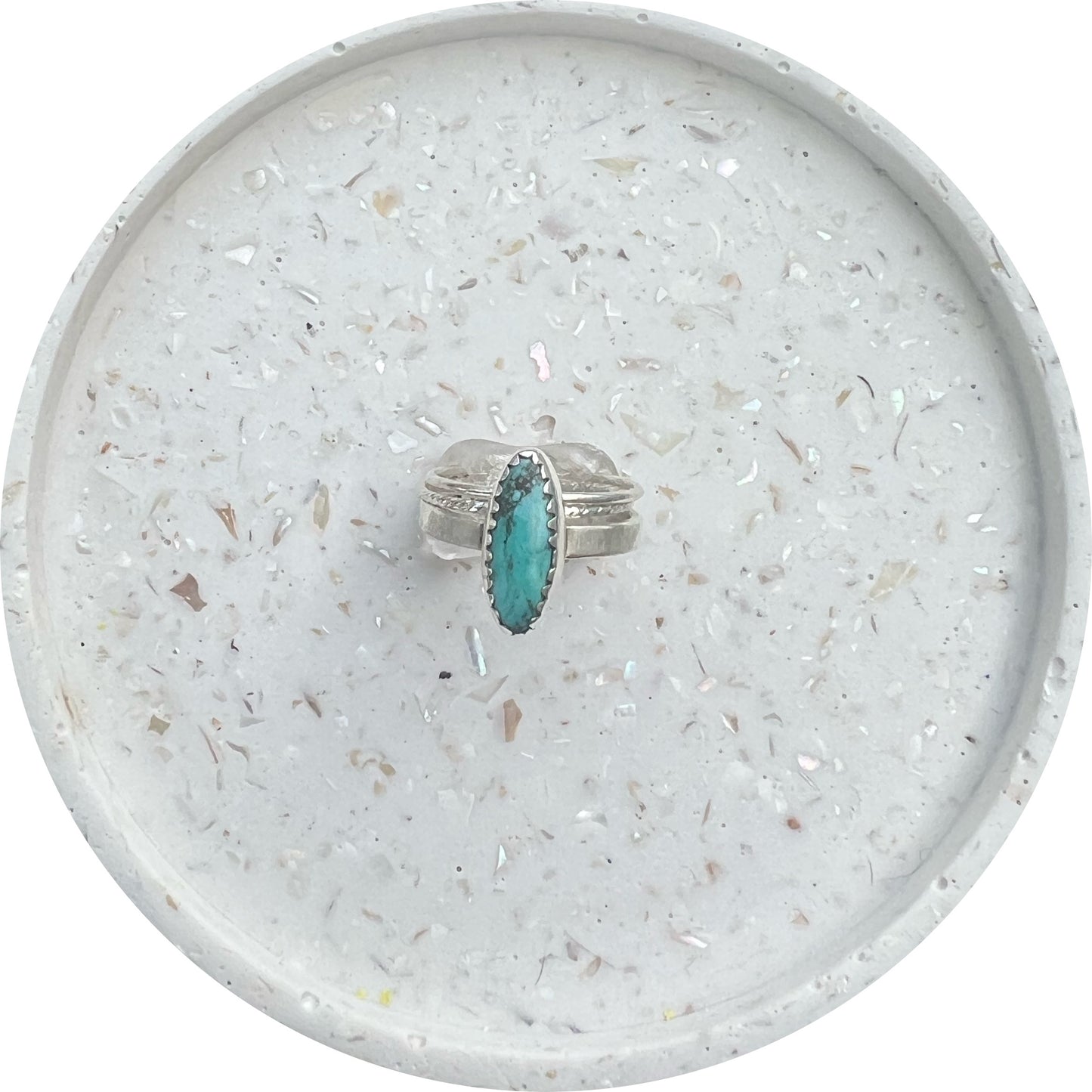 Dainty Turqiouse Stacking Set