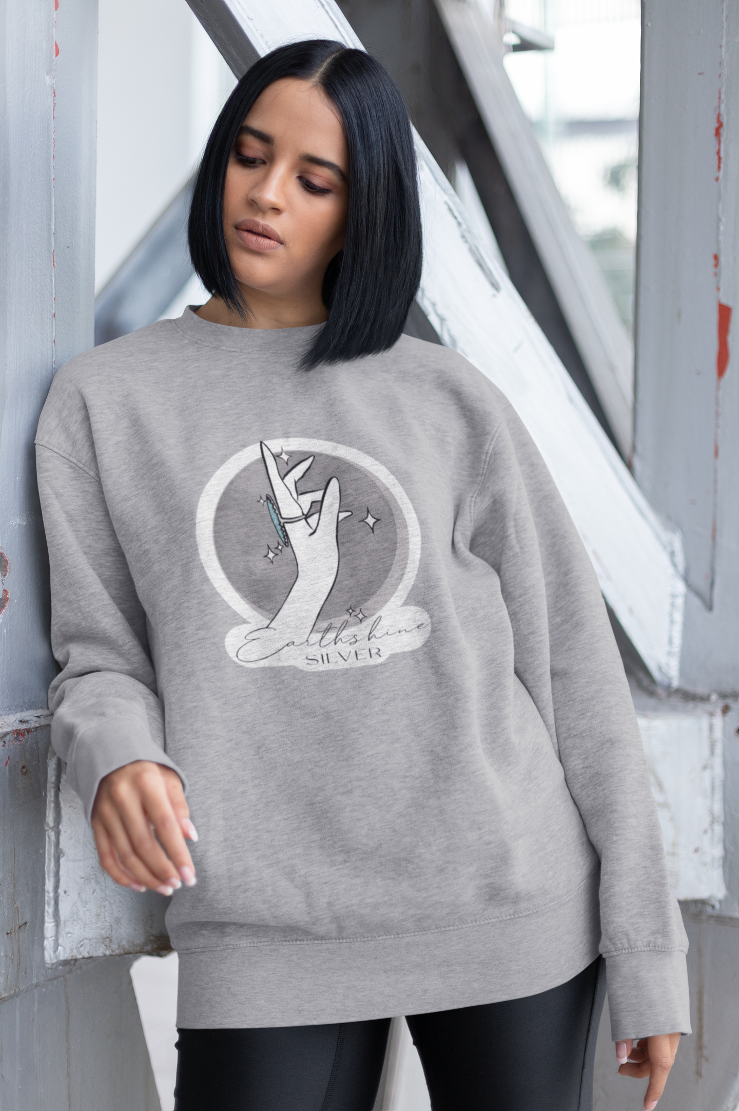 Earthshine Silver Logo Sweater