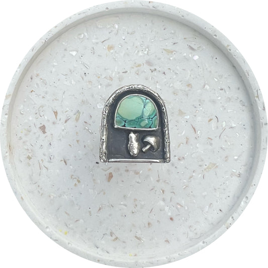 Mushroom Turquoise Ring